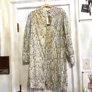 J Crew liberty fabric shirt dress
